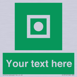 Custom sign safe condition Shipboard general alarm